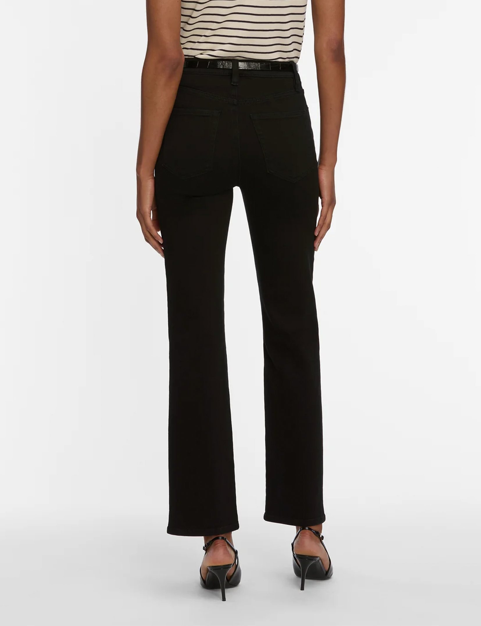 Le Sleek Straight Leg, Black