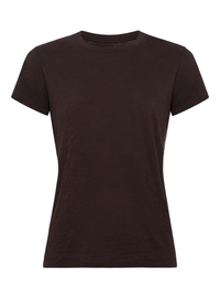 Schoolboy Crew Tee, Dark Chocolate