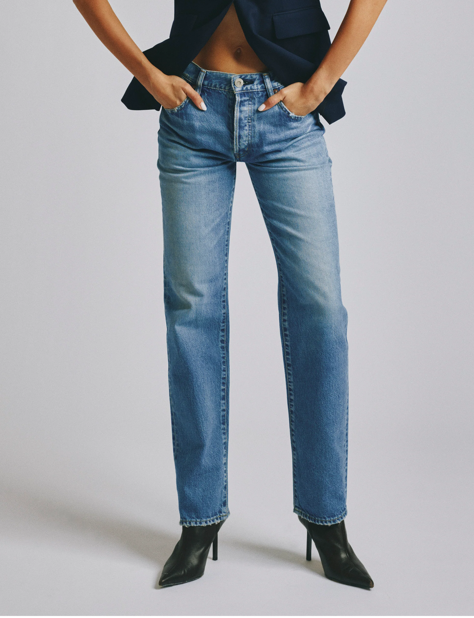 Leyden Straight Leg, Light Blue
