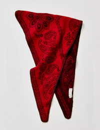 Carmen Knitted Triangle, Wine