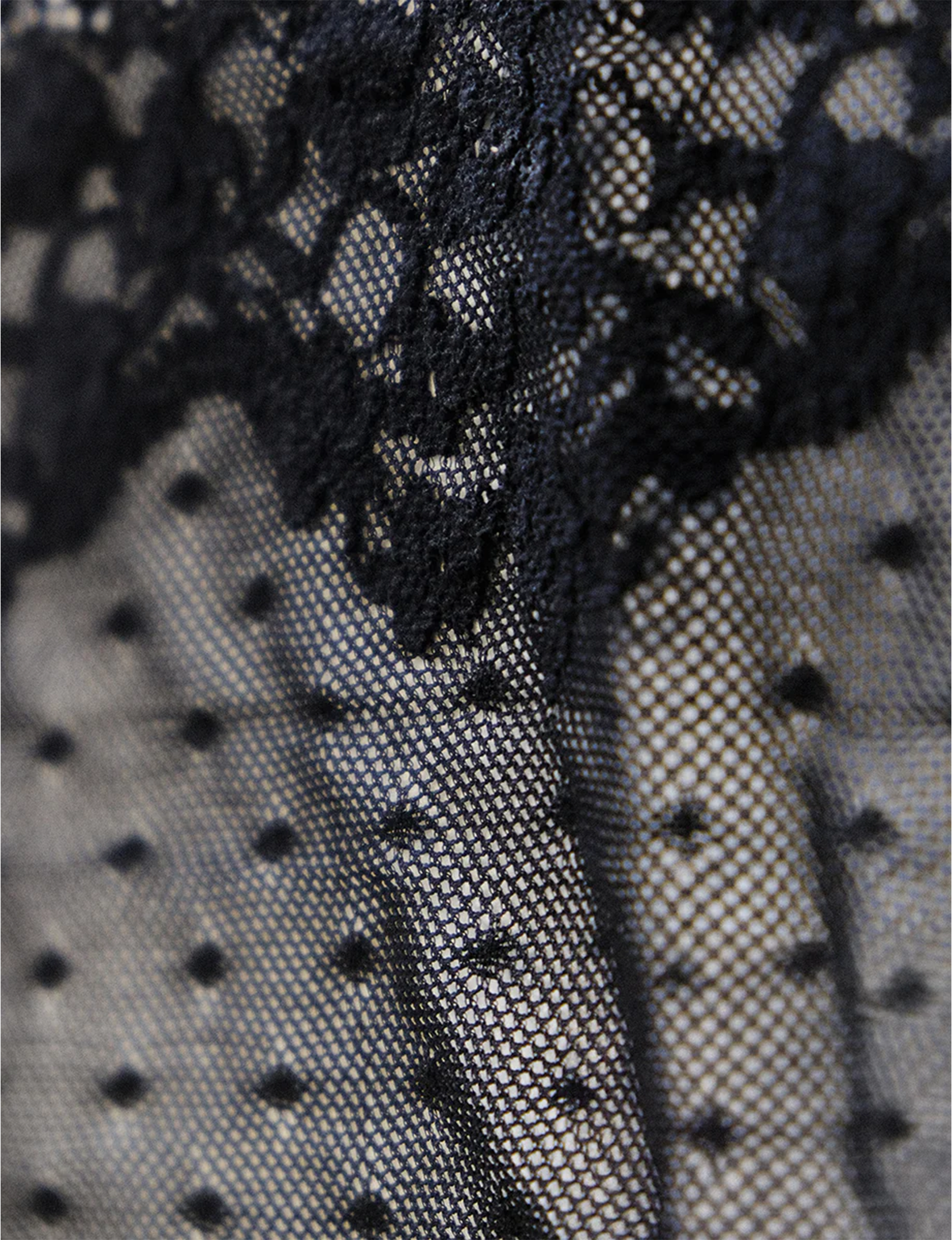 Double Take Lace Thong, Black