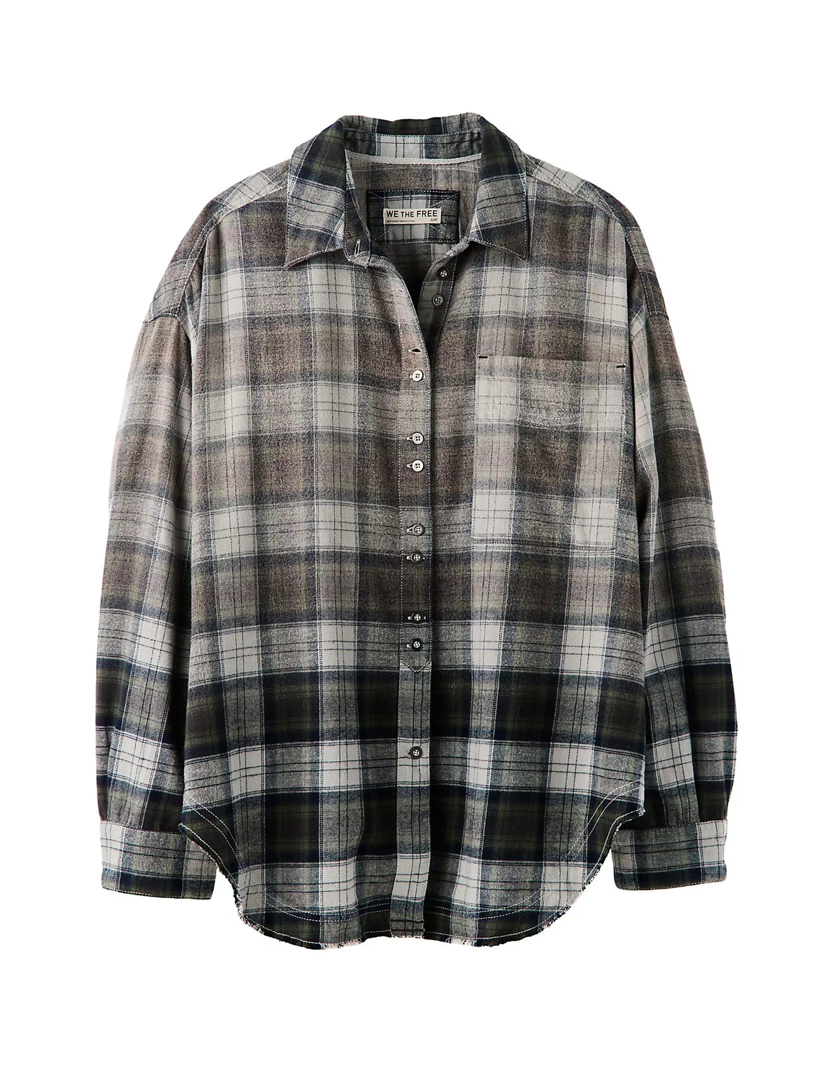 Alexi Plaid Shirt, Forest Green/Combo