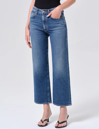 Harper Mid Rise Straight Leg Crop, River