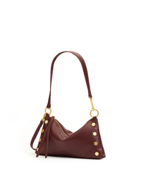 Kyle Small Handbag, Cherrywood/Brushed Gold