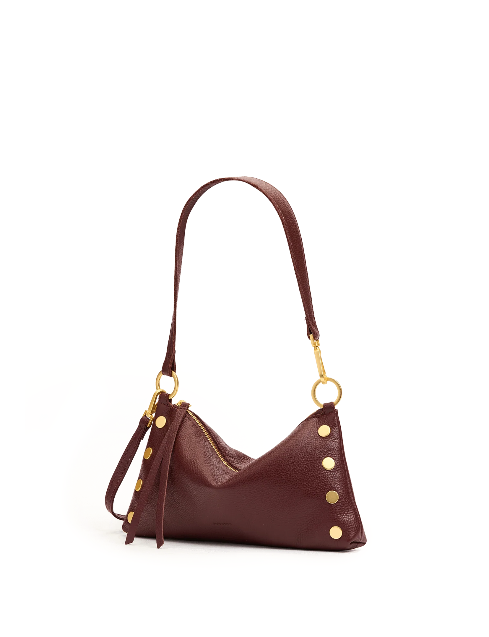 Kyle Small Handbag, Cherrywood/Brushed Gold