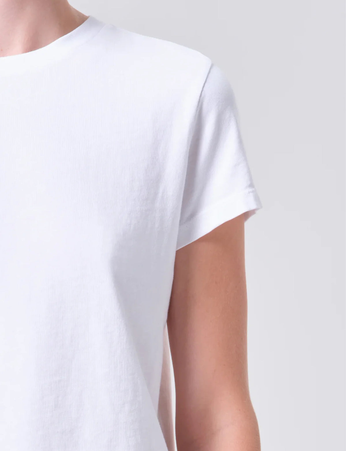 Long Line Adine Tee, White