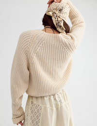 Low Tide Pullover Cardi, Marshmallow