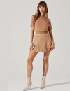 Larine Cropped Sweater, Camel