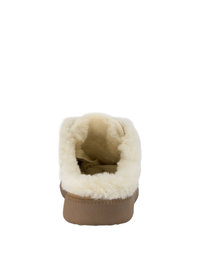 Easter Fuzzy Backless Sneakers, Tobacco/White