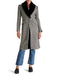 Dienne Coat, Black Multi