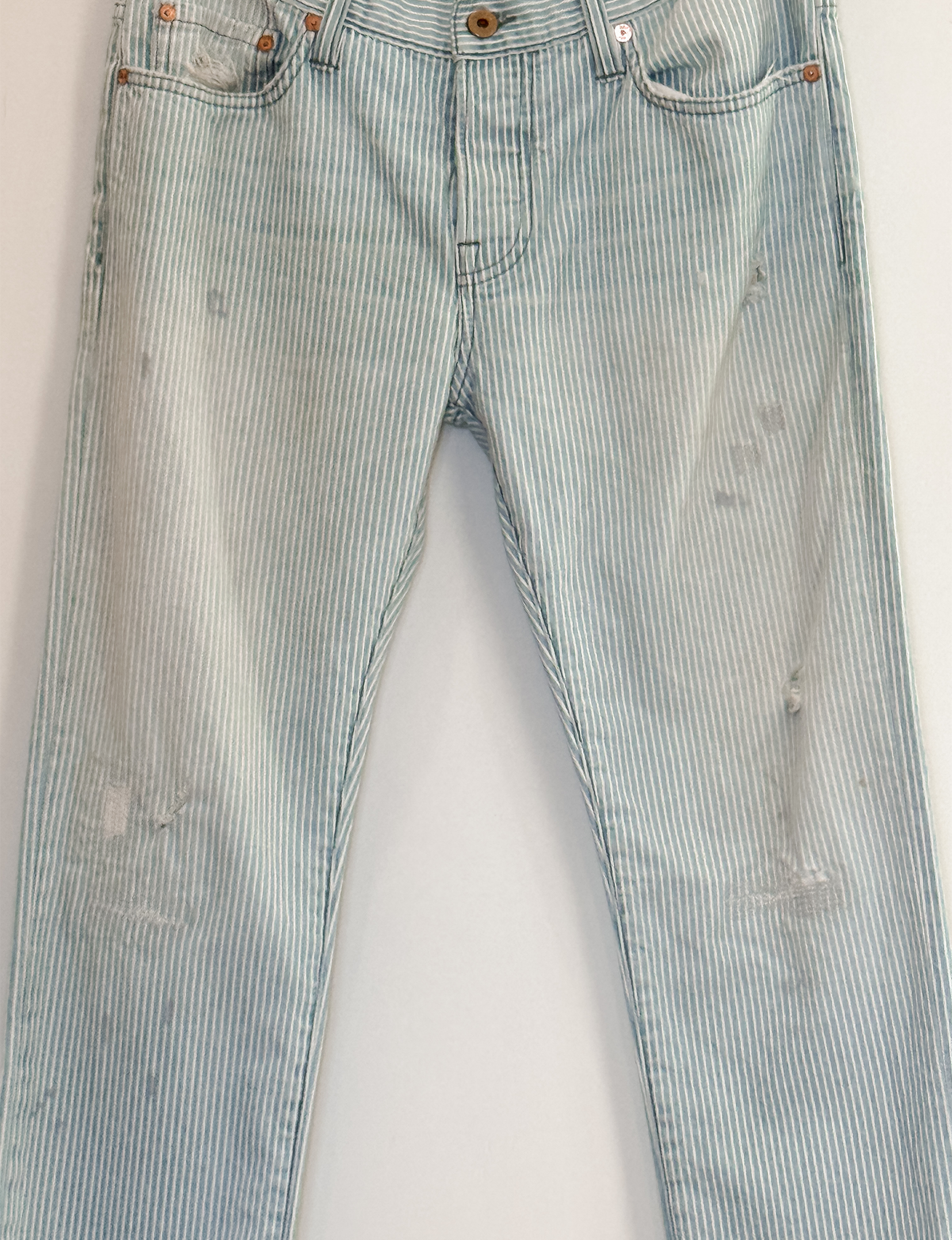 NSF Distressed Slim Leg, Faded Railroad