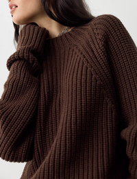 Low Tide Pullover Cardi, Chocolate