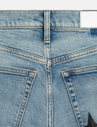 Mid Rise Wide Leg, Opal Indigo Star