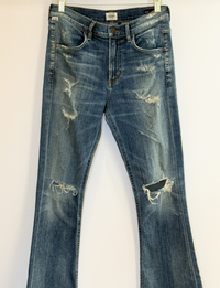 Citizens Of Humanity Drew Flip Flop Flare Jeans, Distressed Blue