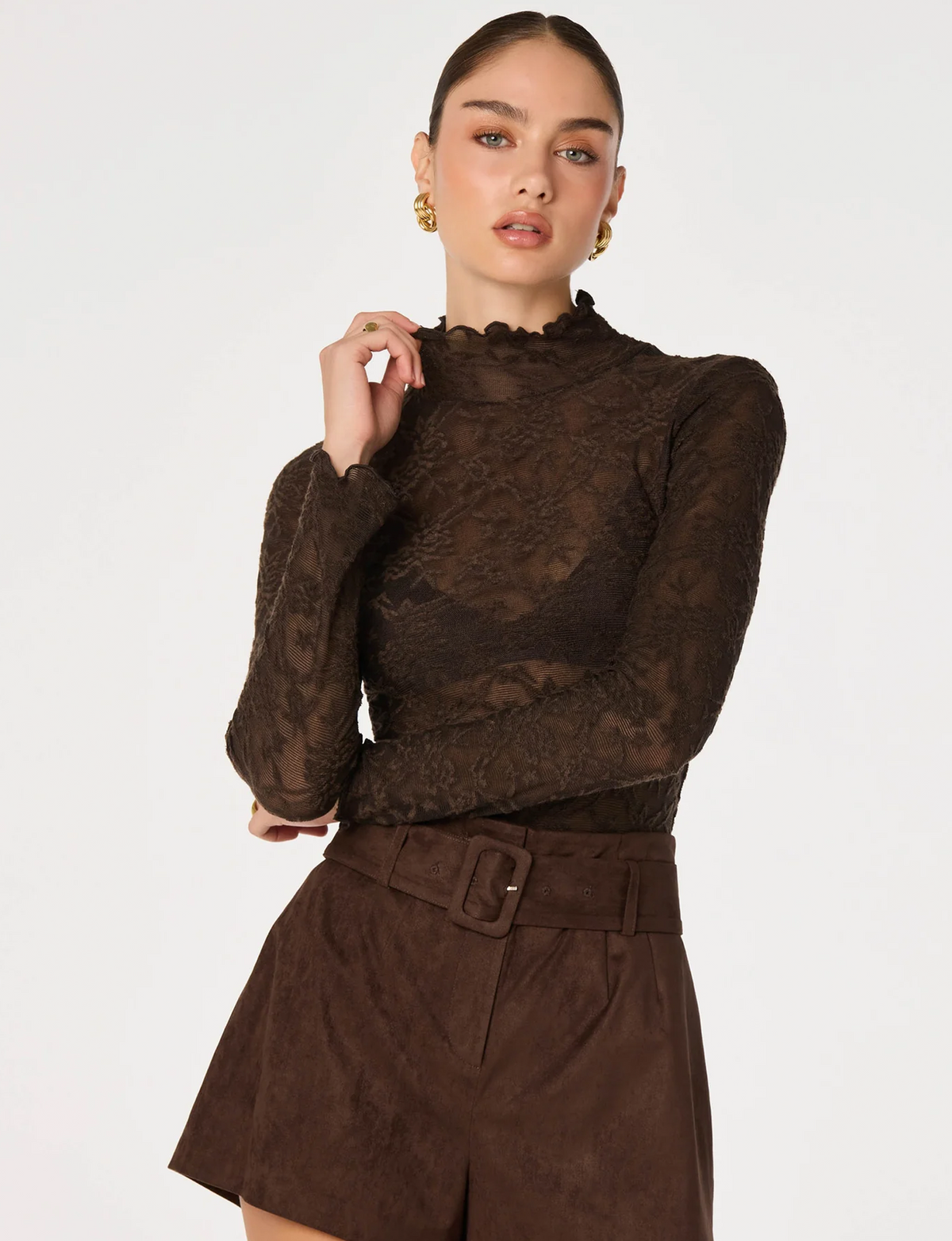 Kyra Top, Truffle