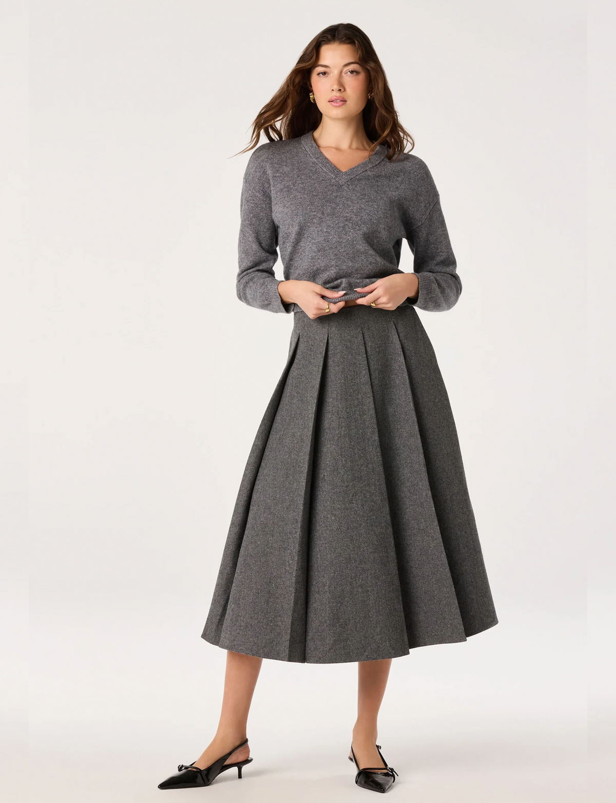 Bowie Sweater, Heather Grey