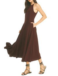 Anatasia Dress, Burgundy