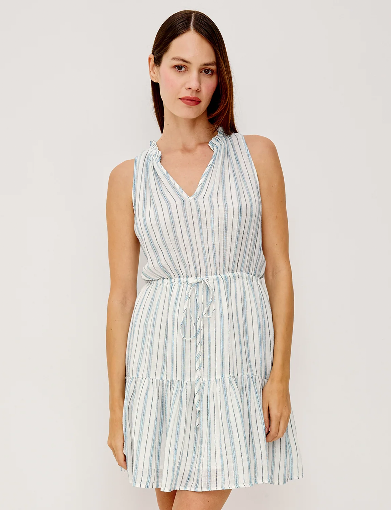 Albany Dress, Windward Stripe