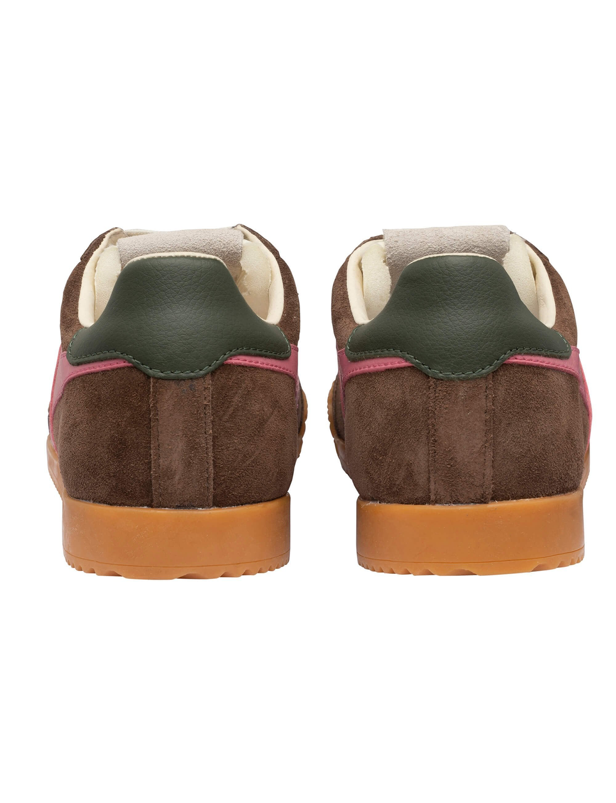 Elan Sneaker, Dark Brown/Fluro Pink/Dark Khaki