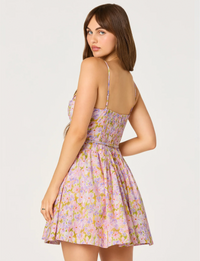 Isha Dress, Pink/Lilac Floral