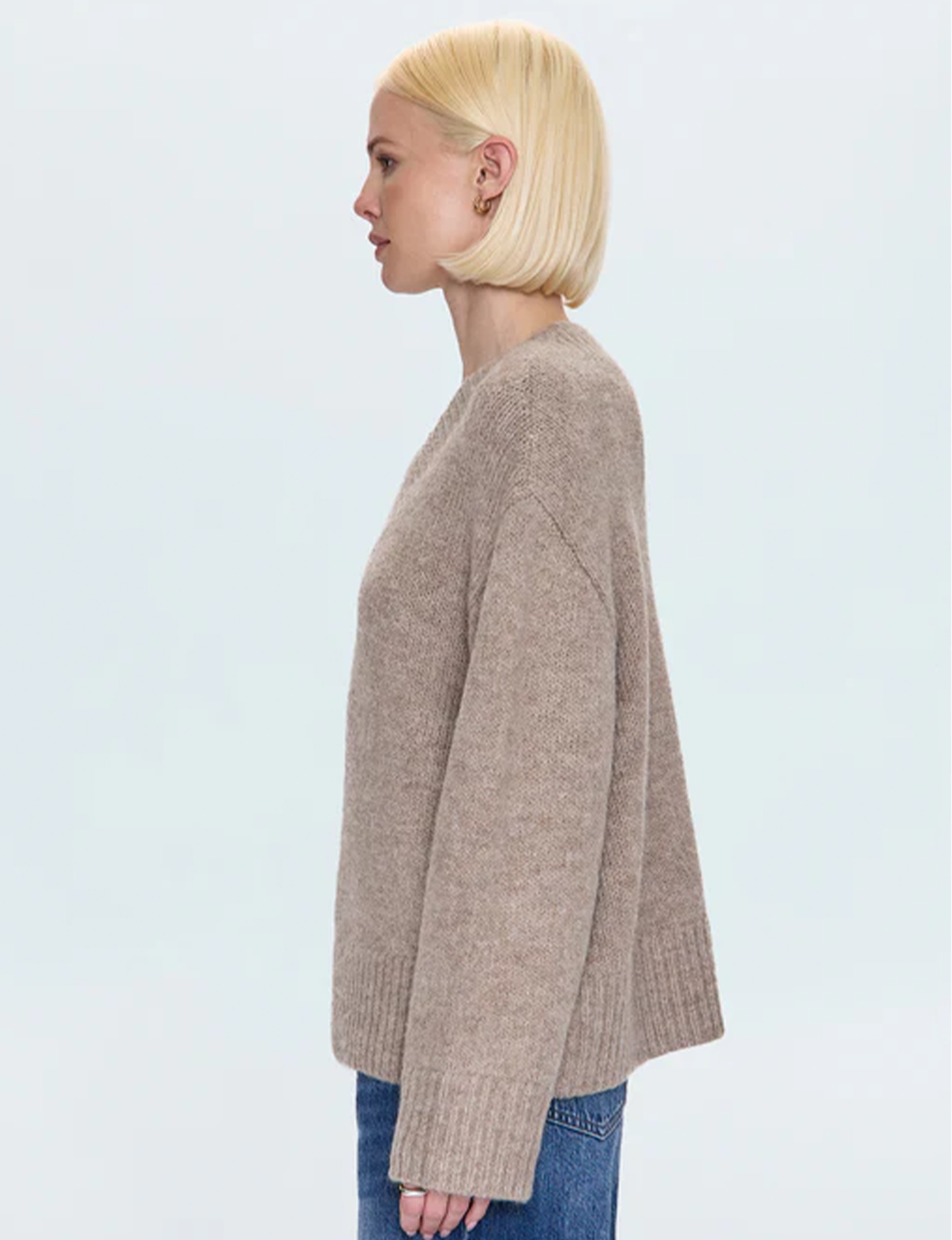 Talia Sweater, Taupe