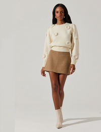 Wilessa Sweater, Cream