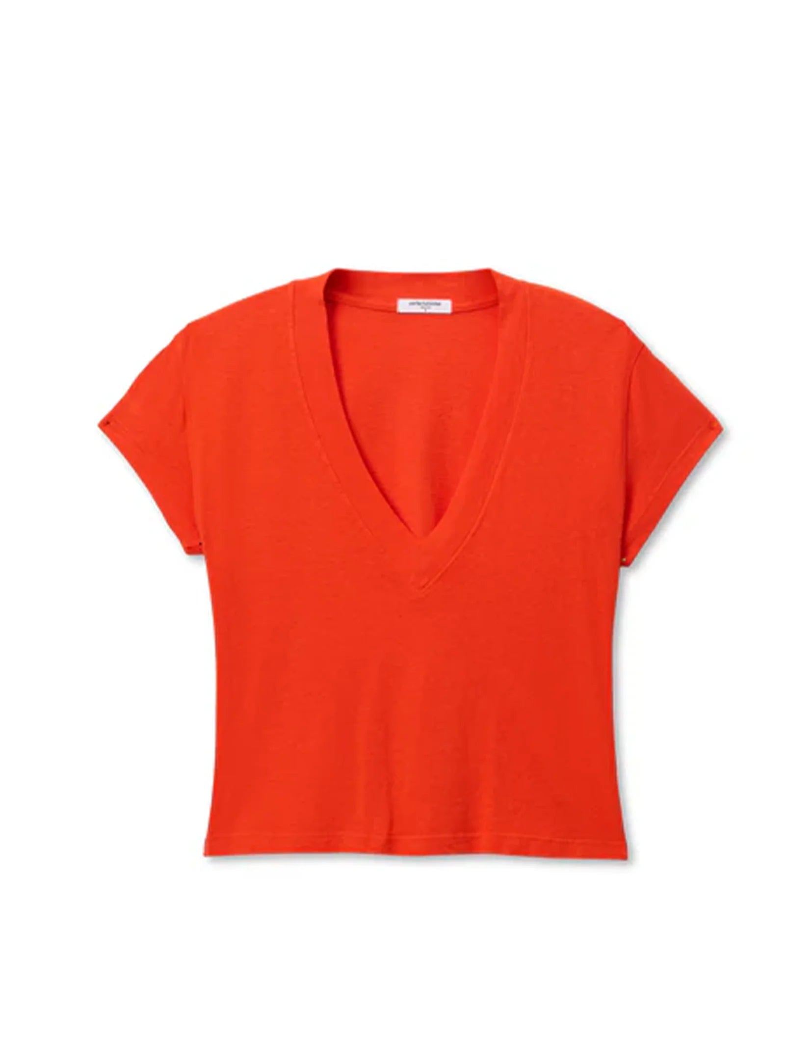 Alanis Recycled V-Neck, Tomato