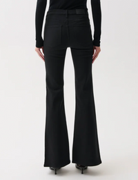 Kinsley Mid-Rise Ultra Flare, Black Ink