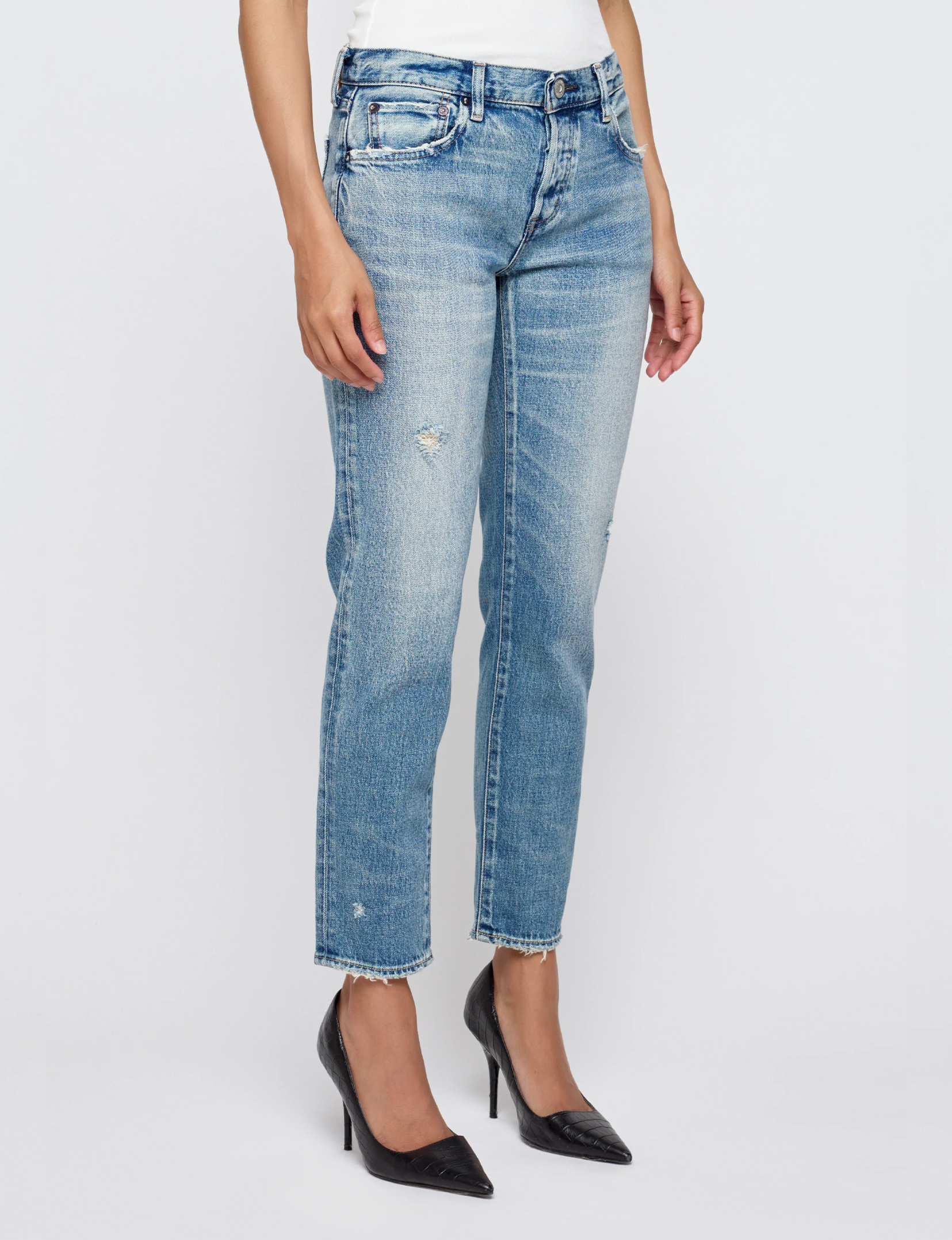 Hackney Tapered Leg, Light Blue