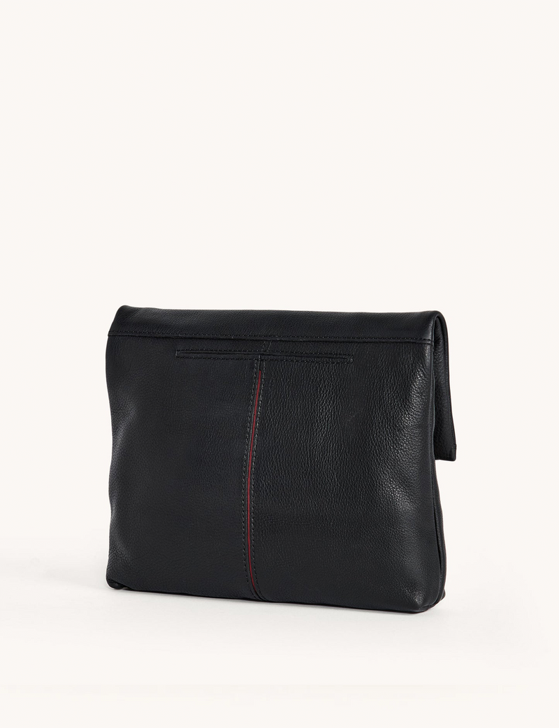 VIP Medium Handbag, Black/Bushed Gold