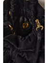 Belle Velvet Bow Bag, Black