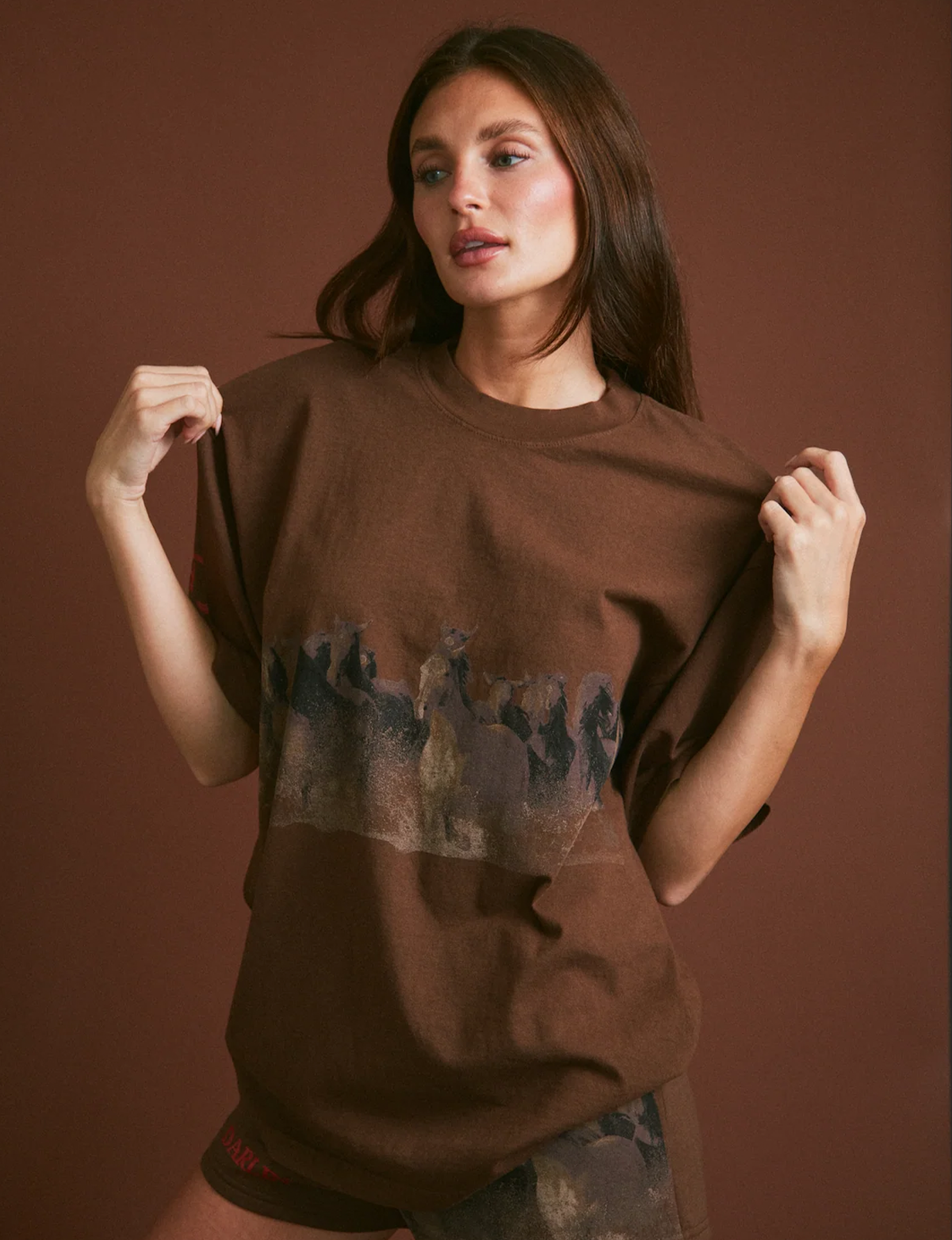 Wild Horse Tee, Tobacco