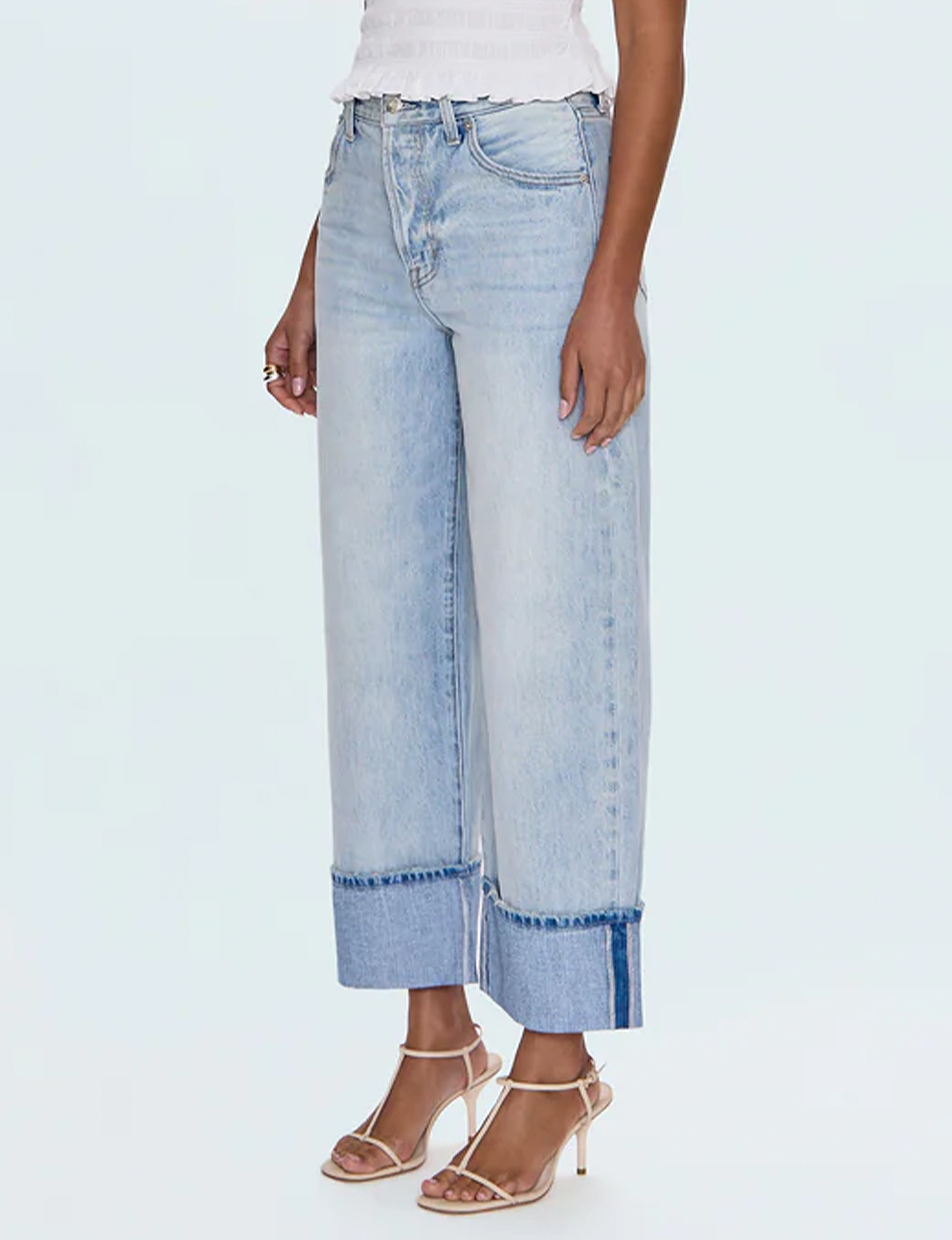 Ryder High Rise Cuffed Leg, Sunrise