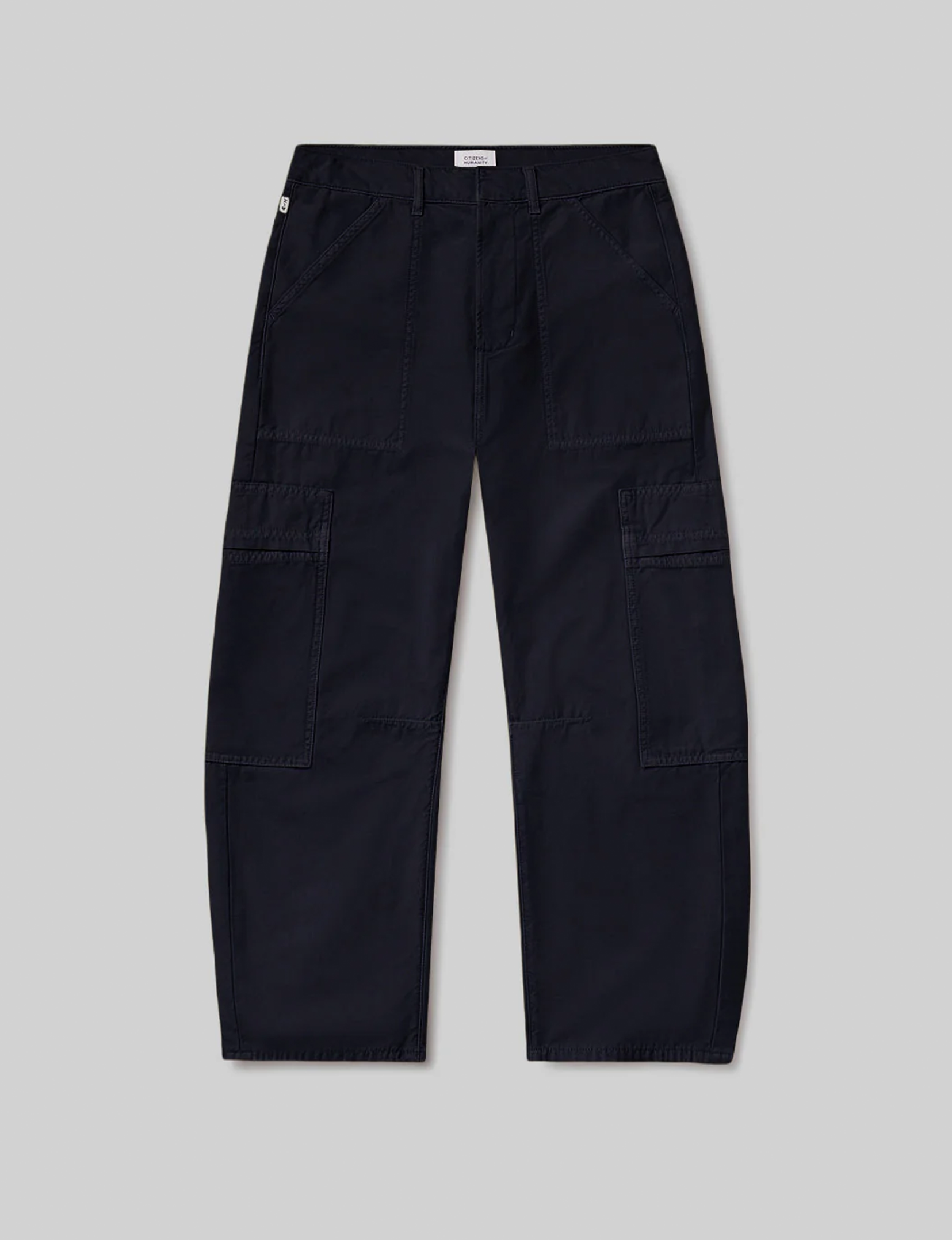 Marcelle Low Slung Cargo Pants, True Navy