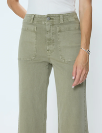 Zooey Utility Pant, Slate Green
