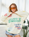 Affirmations Crewneck, Cream