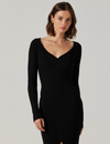 Glenda Sweater Dress, Black