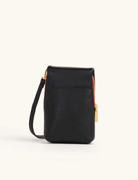 VIP Mobile Crossbody, Black/Brushed Gold
