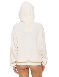 Relaxed Logo Pullover Hoodie, Vintage White