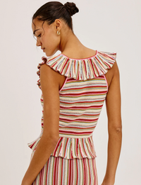 Carmelita Top, Havana Stripe