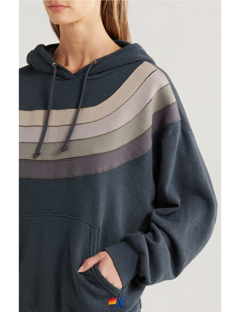 Wave 4 Relaxed Pullover Hoodie, Charcoal