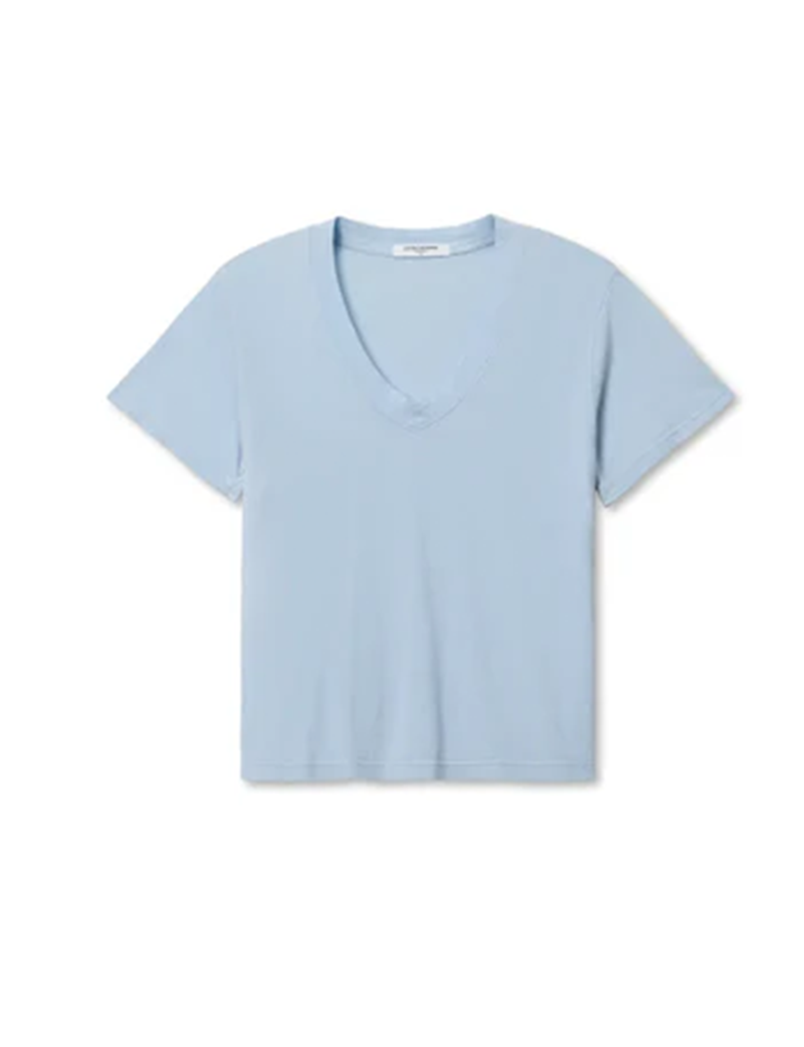Hendrix V Neck Tee, Powder Blue