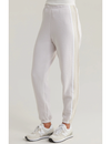 5 Stripe Womens Sweatpant, Dove Grey/White Grey