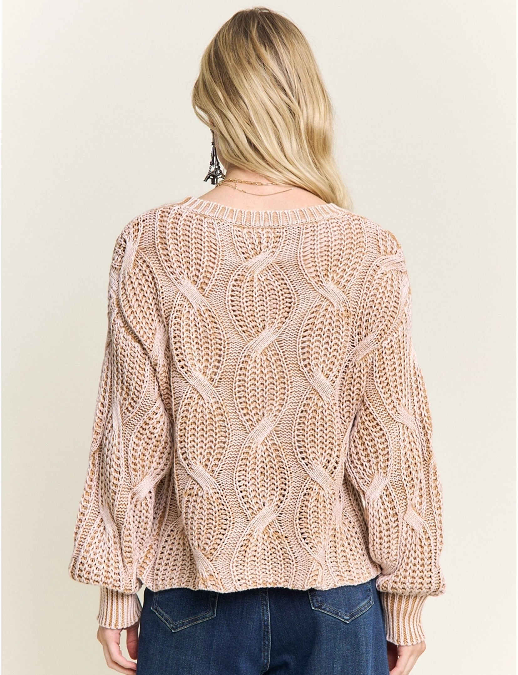 Juliet Knit Sweater, Khaki