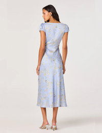 Makaela Dress, Blue Floral