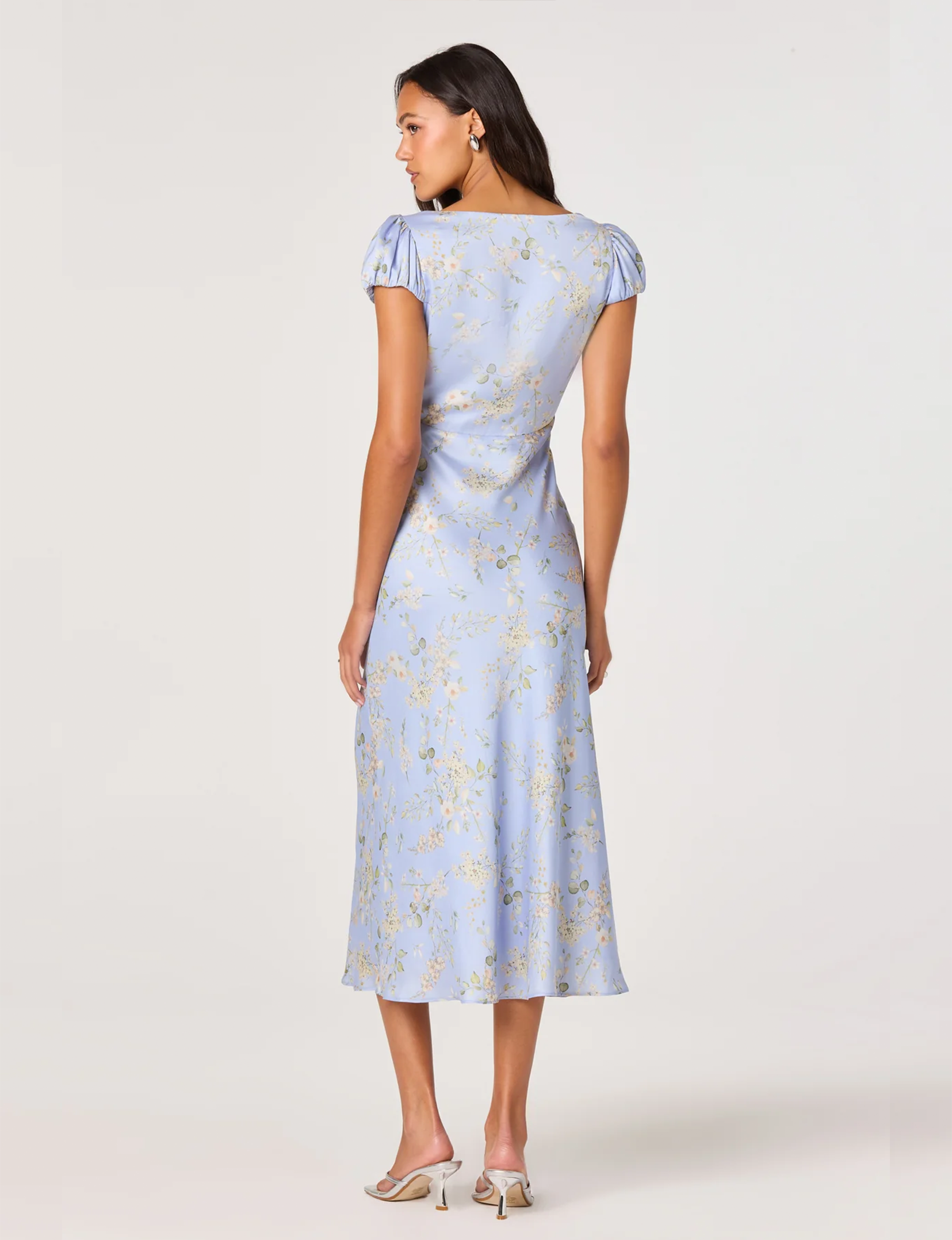 Makaela Dress, Blue Floral