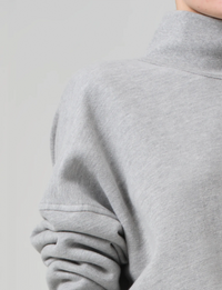 Cara Turtleneck, Heather Grey