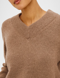 Lidya Sweater, Heather/Camel