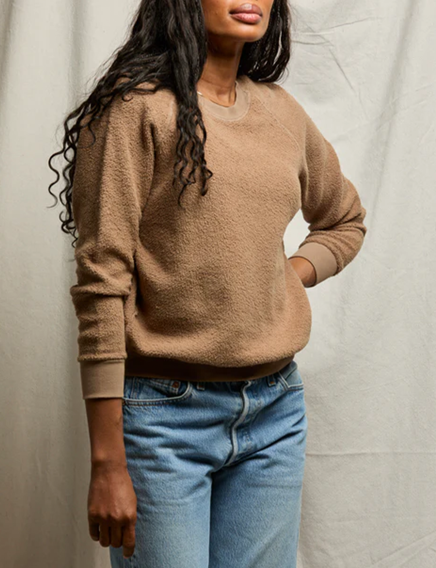 Ziggy Inside Out Sweatshirt, Mocha