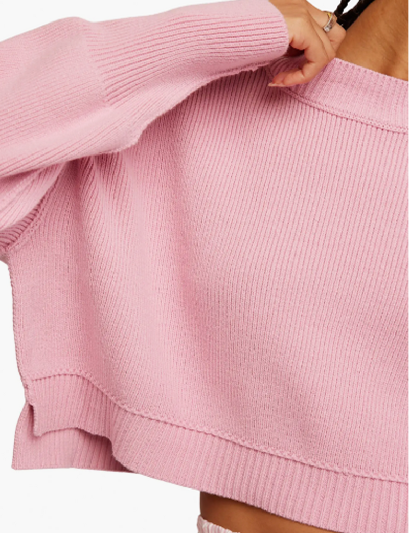 Easy Street Cropped Pullover, Lollipop